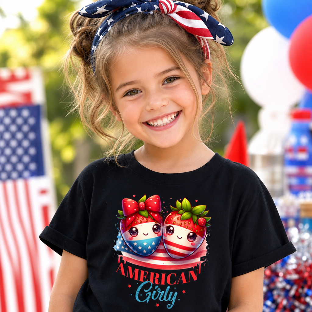American Girly Strawberry Tee