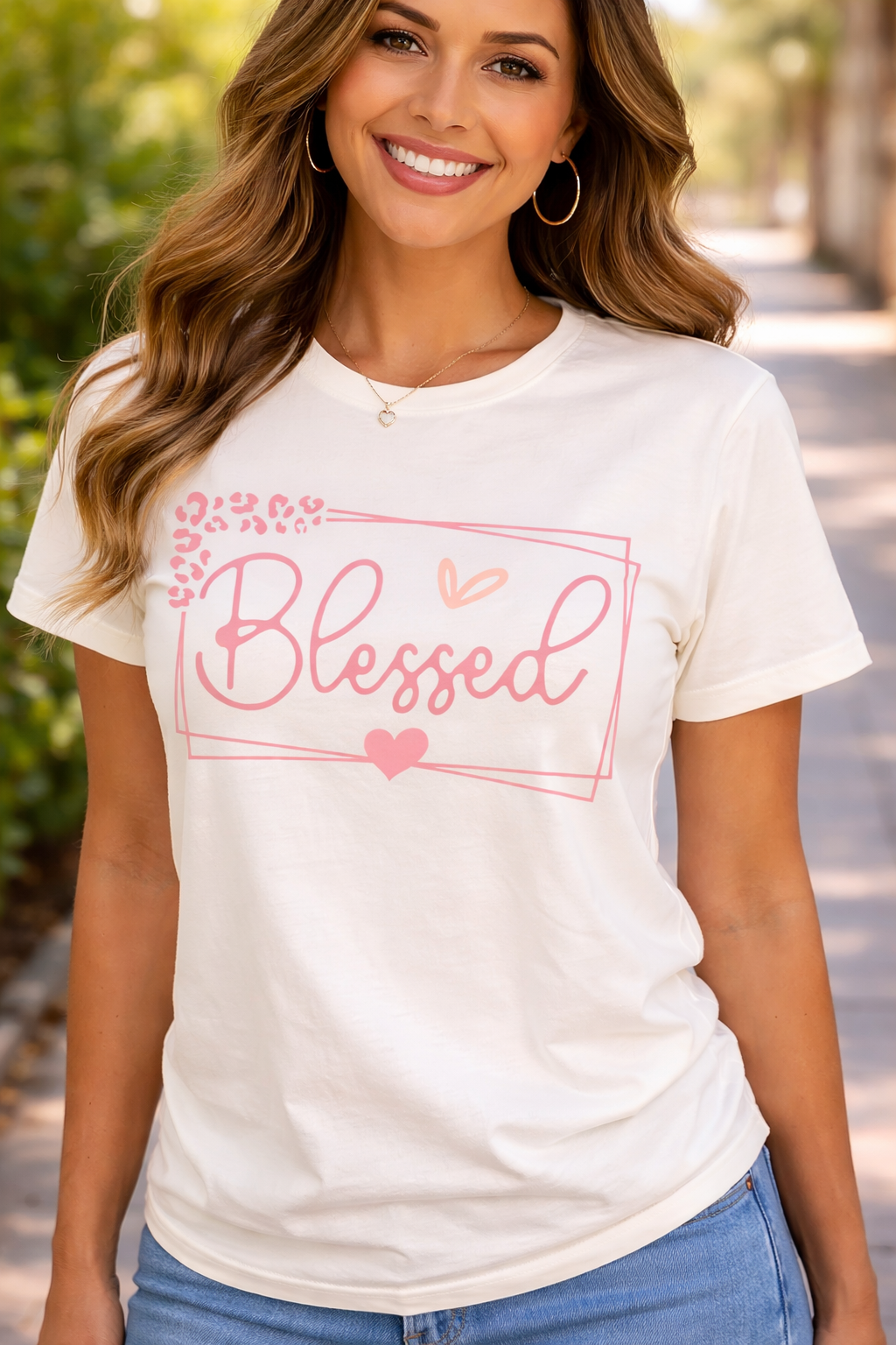 Blessed Cheetah Tee