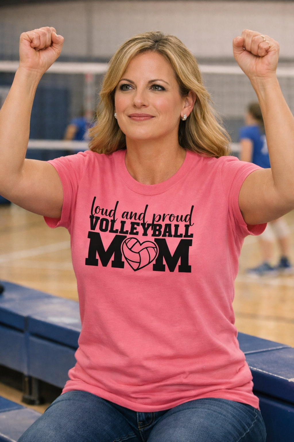 Loud and Proud Volleyball Mom Tee