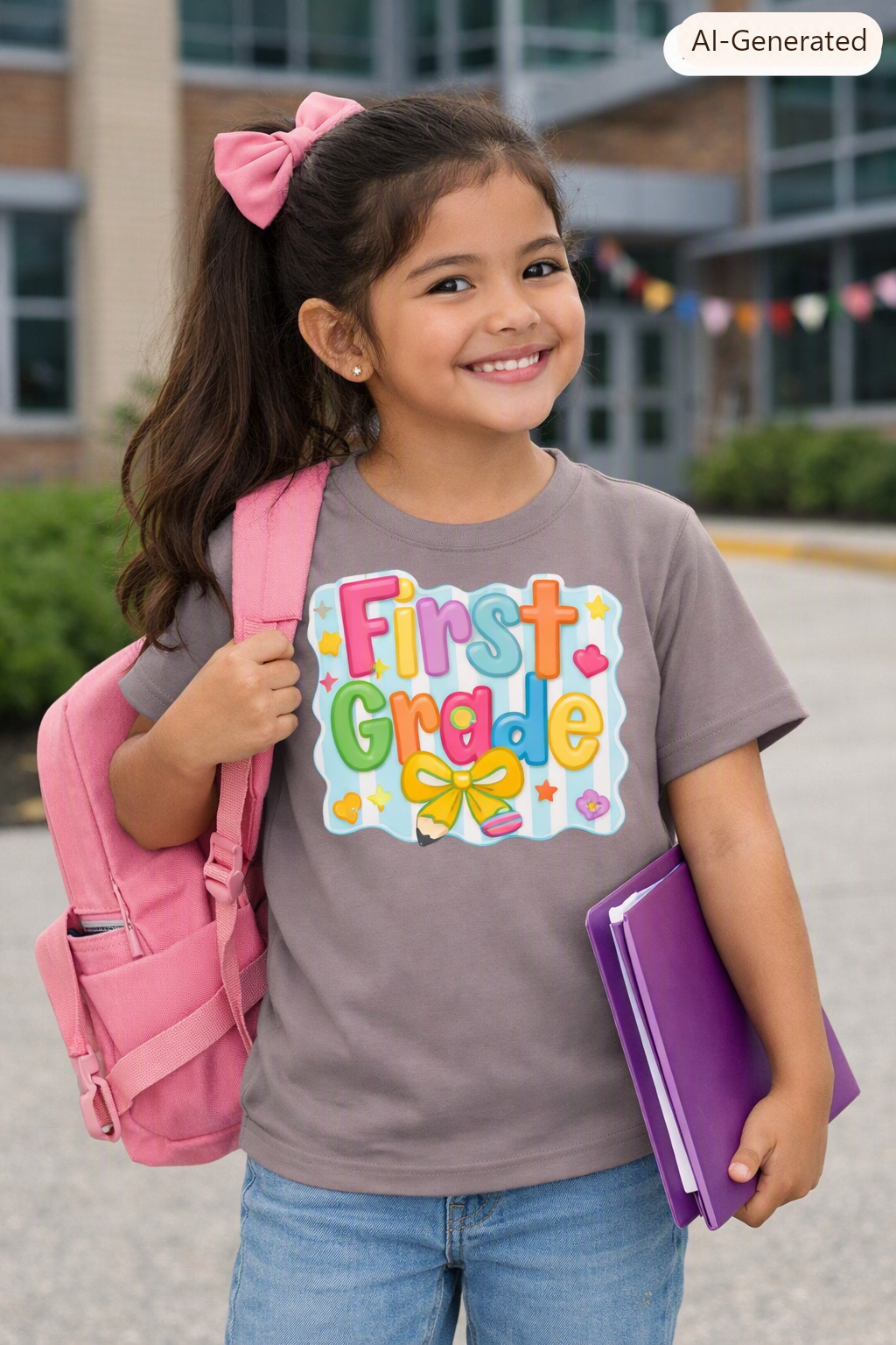 Back to School Stamp Design Tee