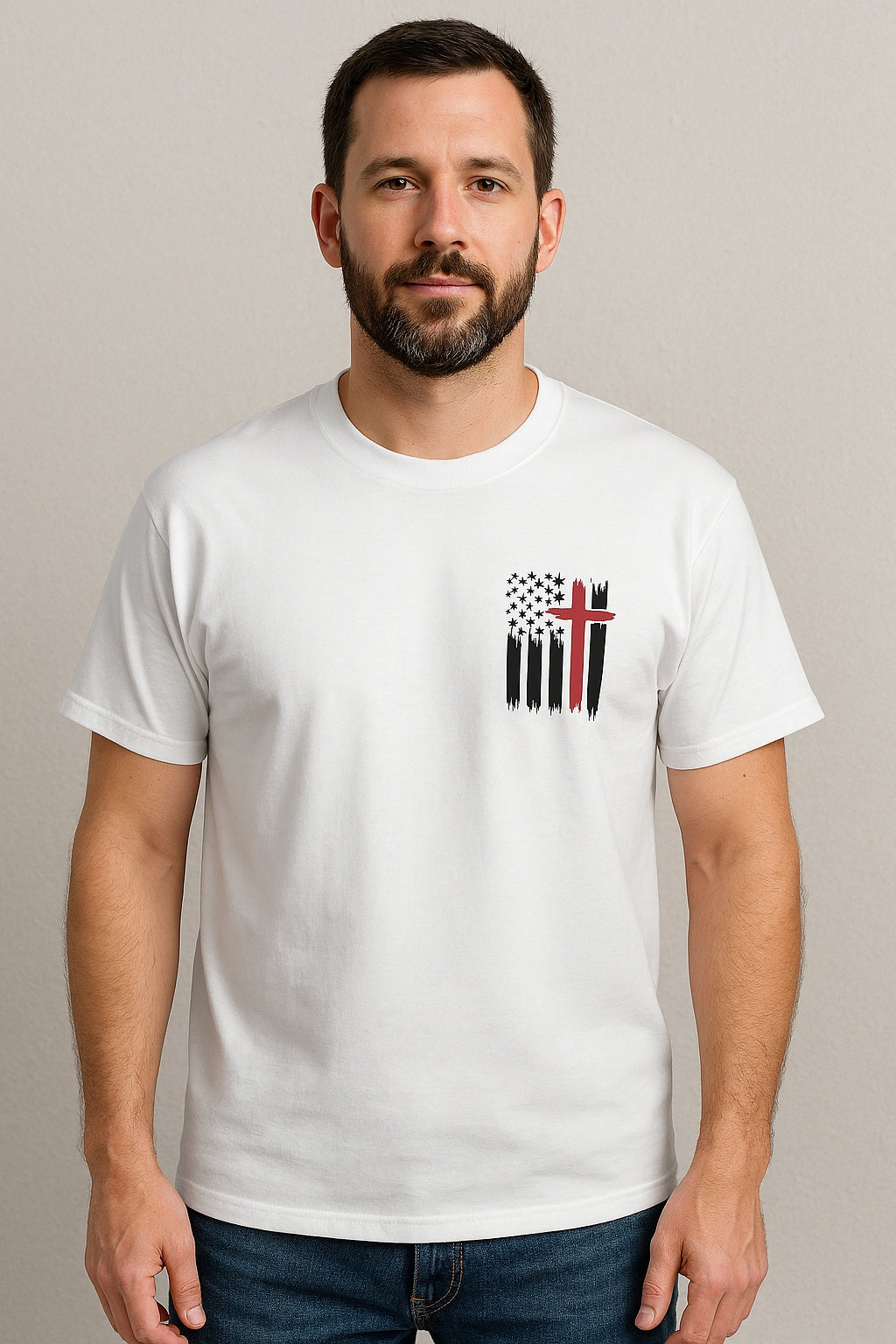 Joshua 1:9 Firefighters Tee