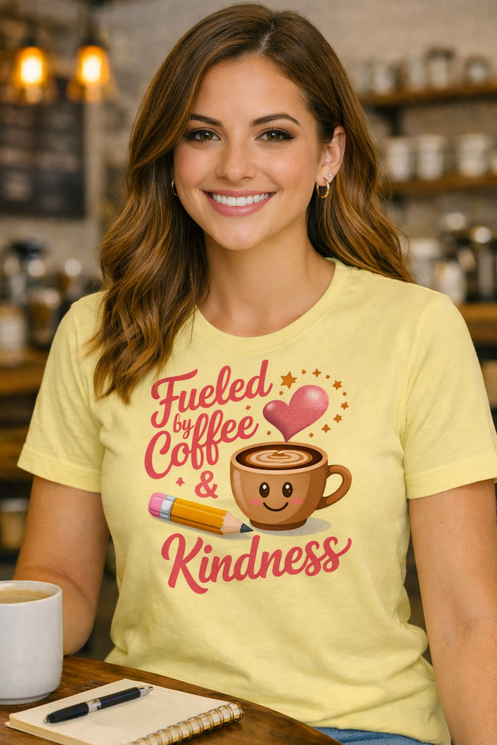 Fueled by Coffee and Kindness Tee