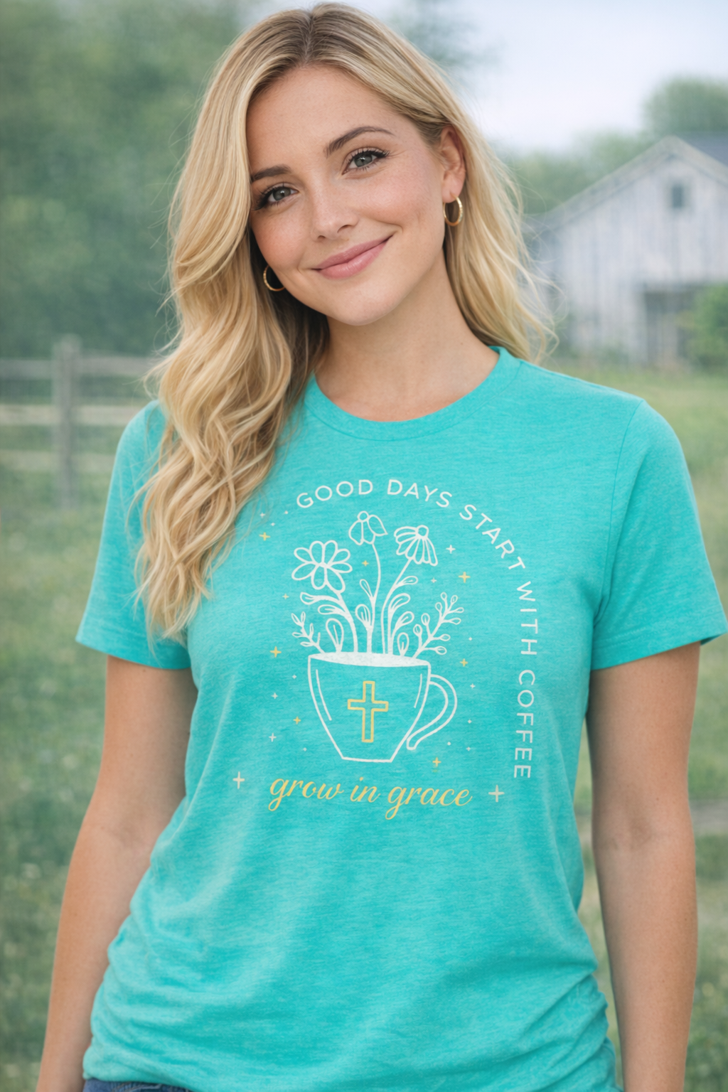 Good Days start with Jesus Tee