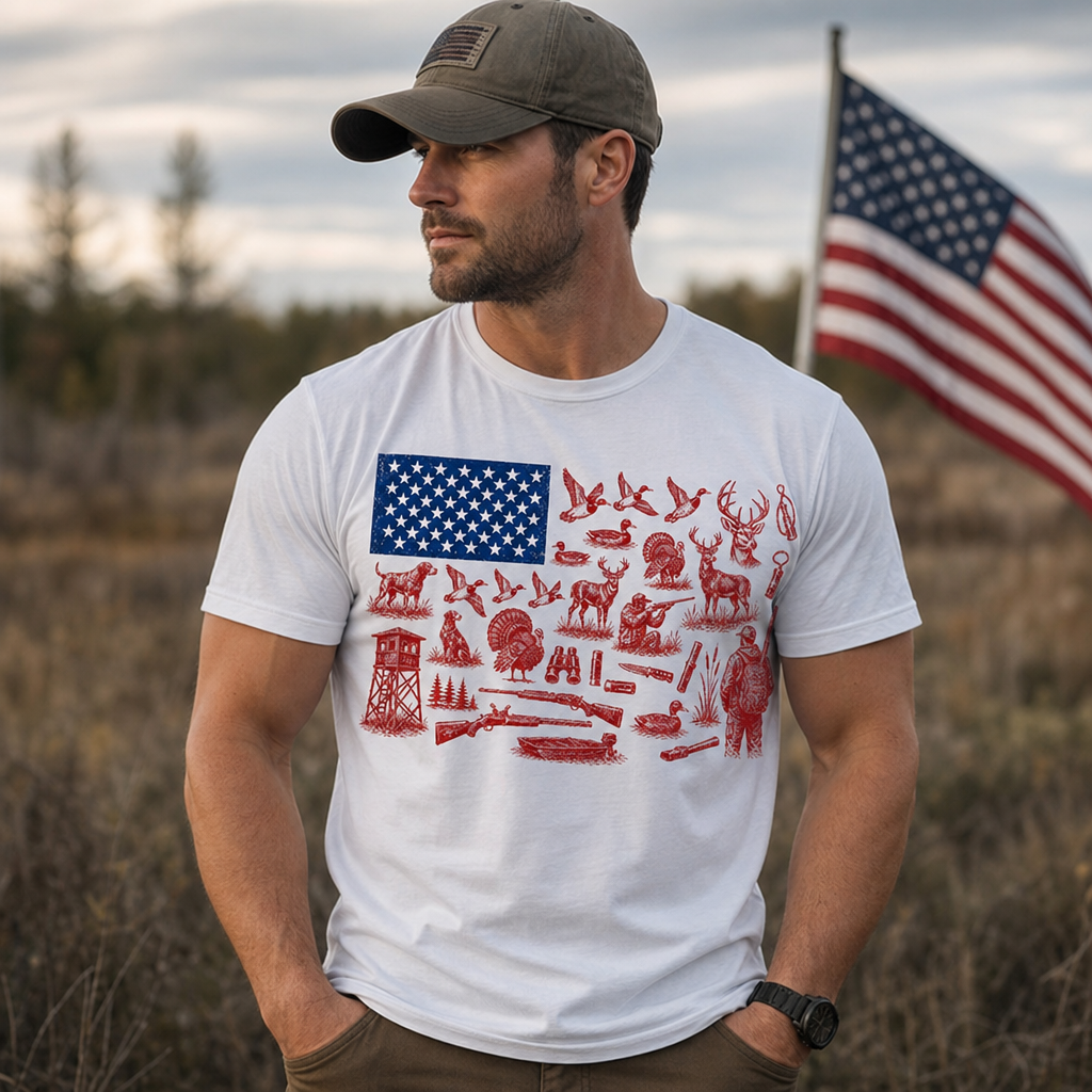 Hunter American Flag Tee