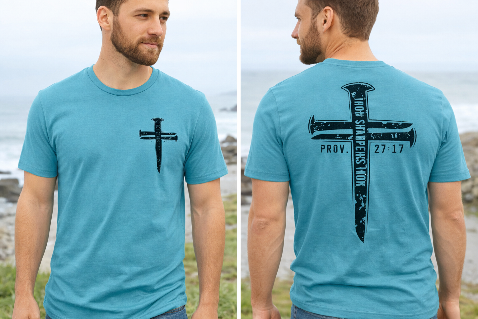 Iron Sharpens Iron Nail Tee