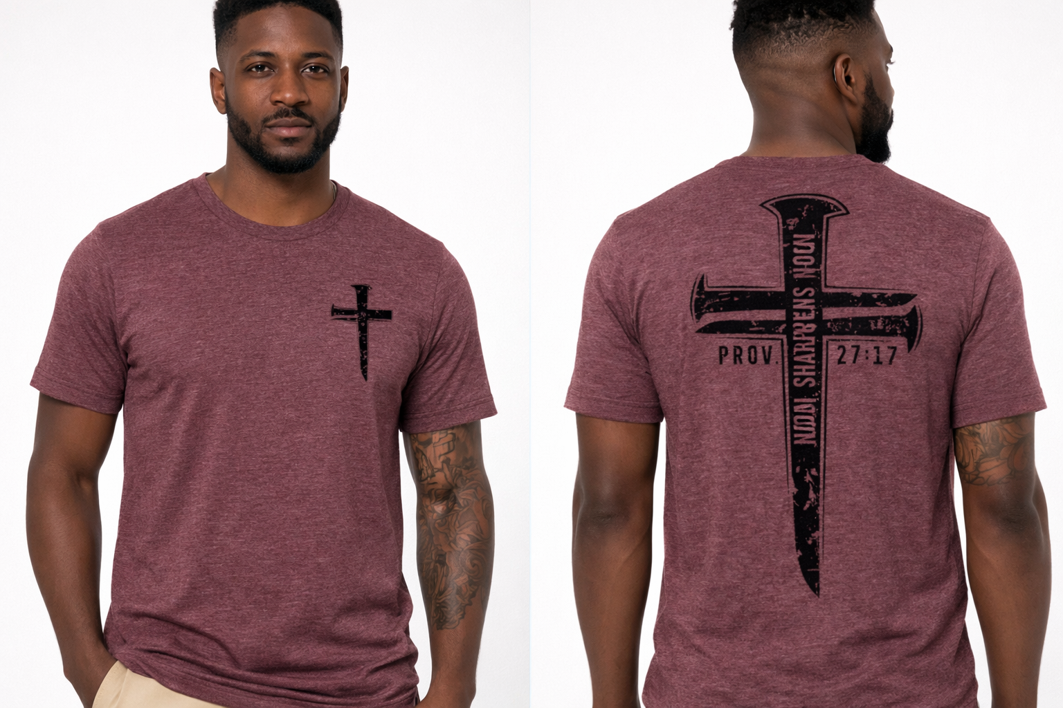 Iron Sharpens Iron Nail Tee