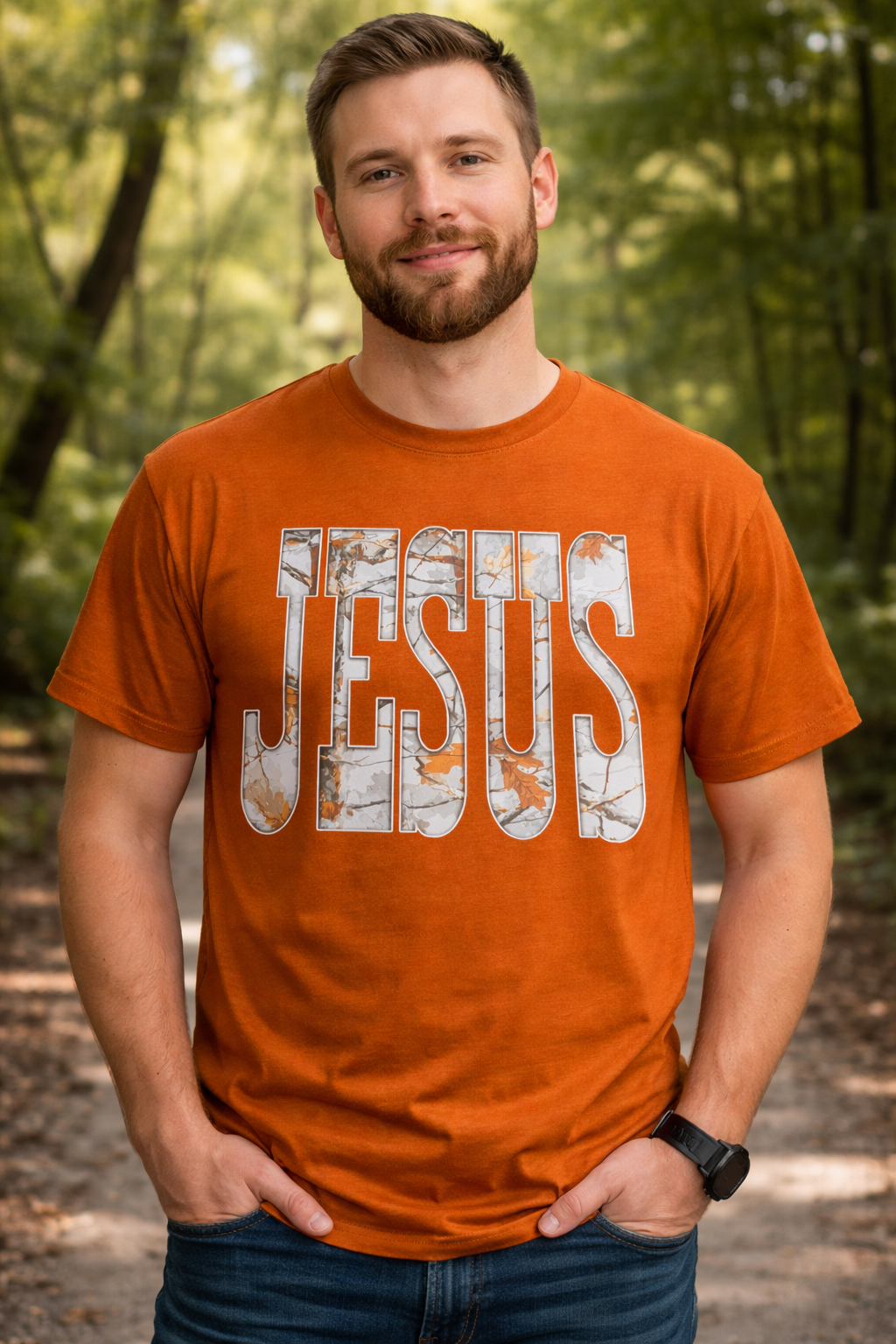 Jesus Camo Tee