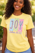 Joy Daisy Squares Tee