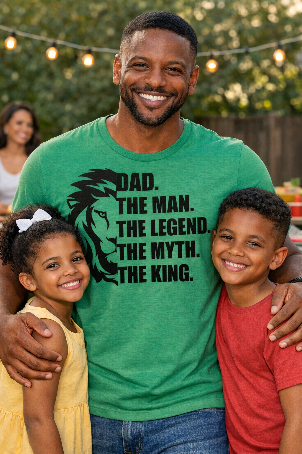 Dad Lion Face Tee