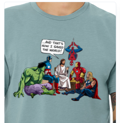 Marvel & Jesus Tee