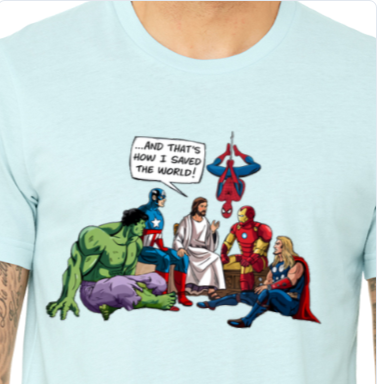Marvel & Jesus Tee