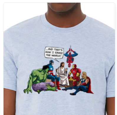 Marvel & Jesus Tee