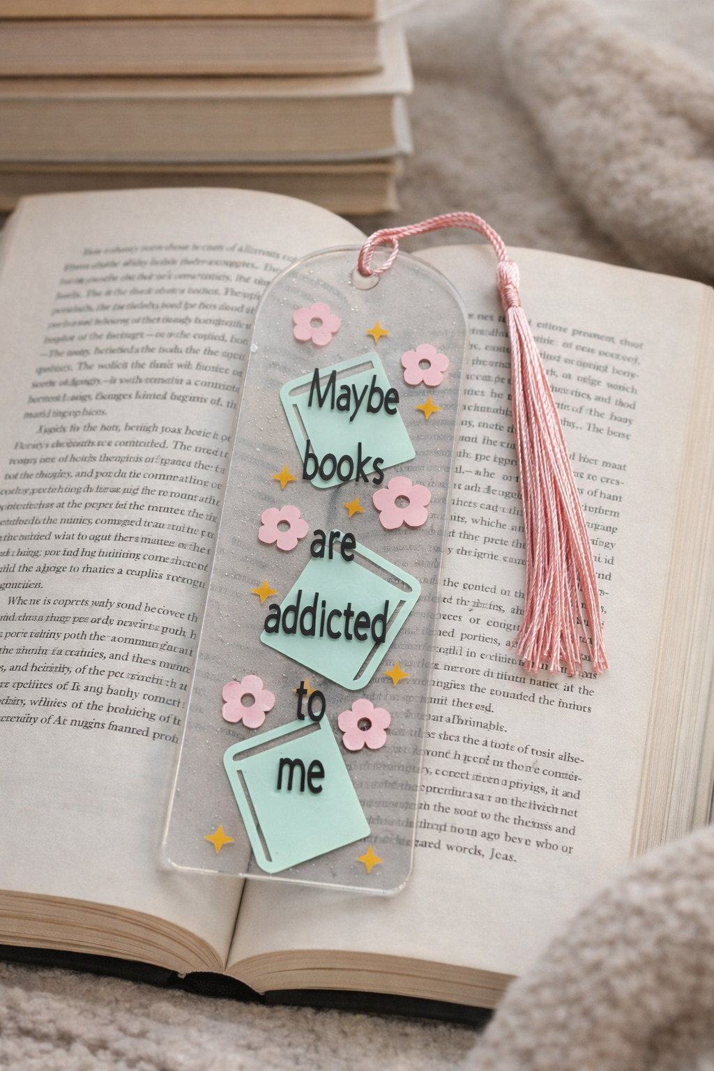 Maybe books are addicted to me bookmark