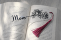 Mom with Roses Bookmark