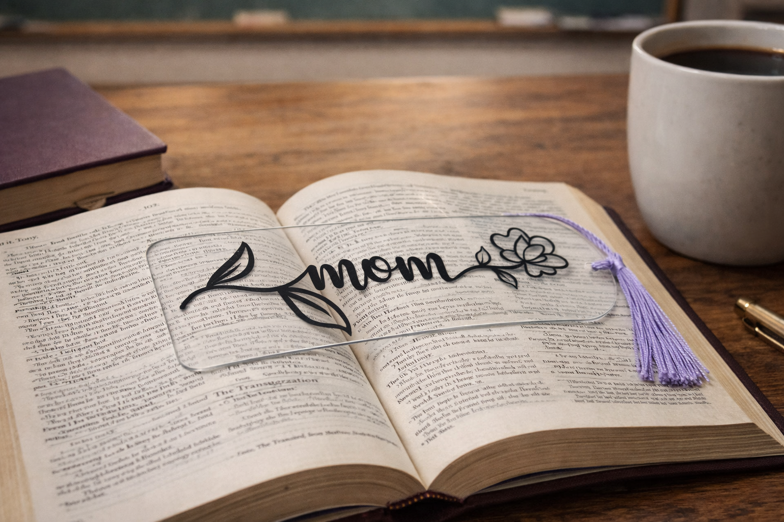 Mom Flower Bookmark