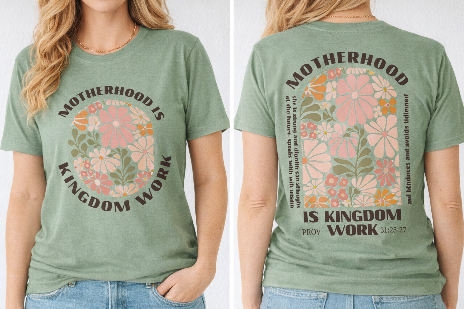 Motherhood is Kingdom Work Tee