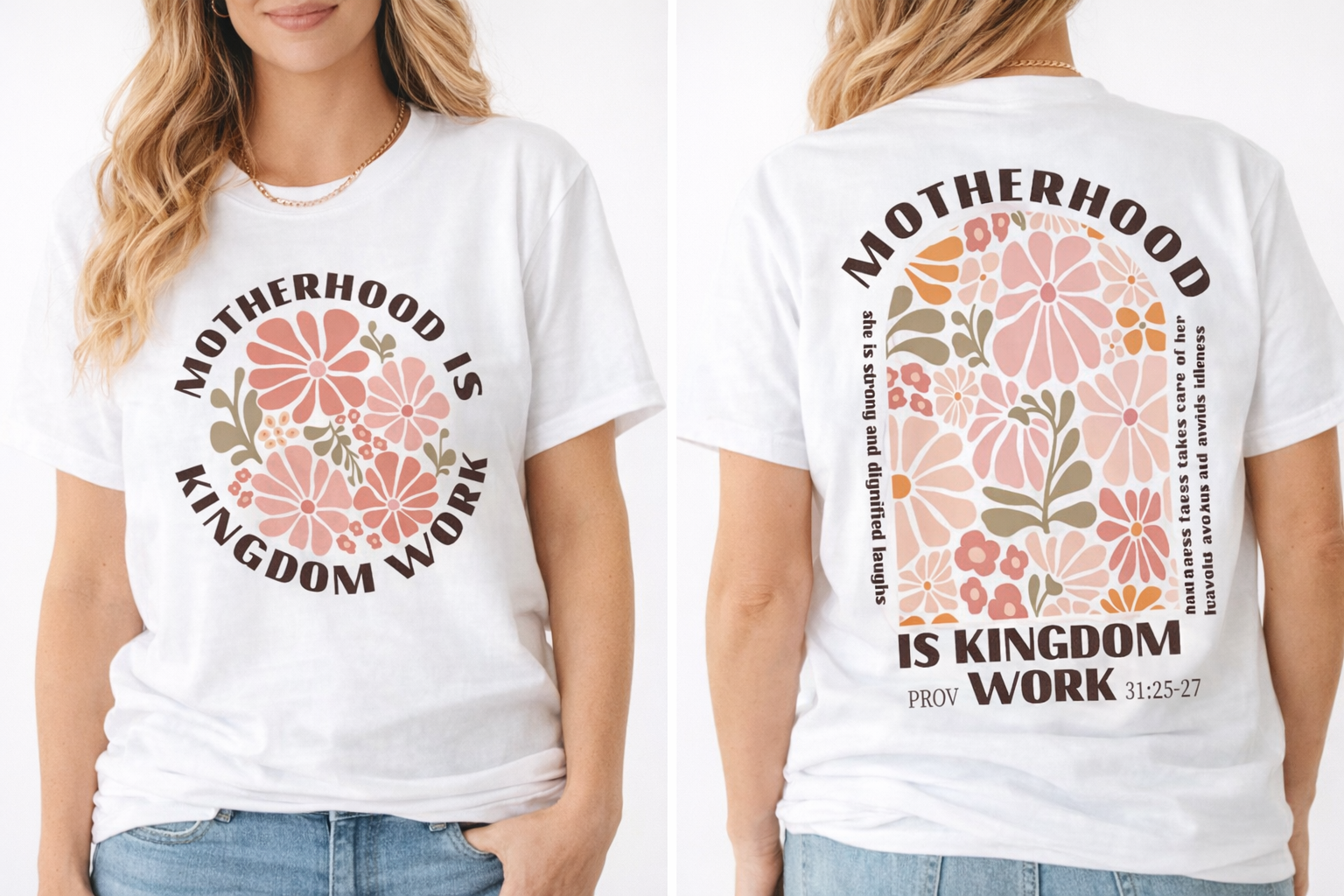 Motherhood is Kingdom Work Tee
