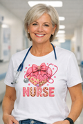 Nurse Patchwork Heart Tee