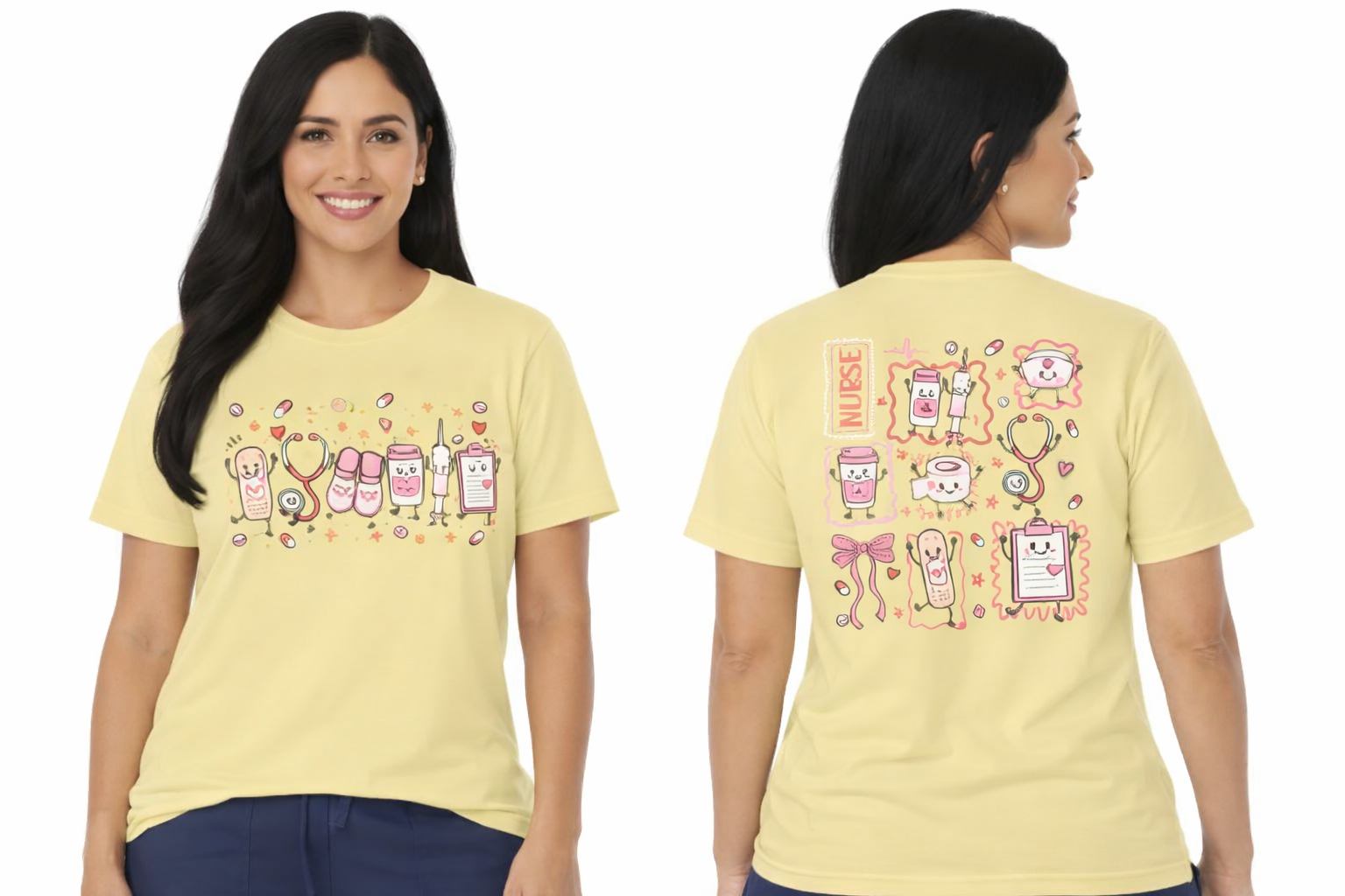 Nurse Tattoo Design Tee