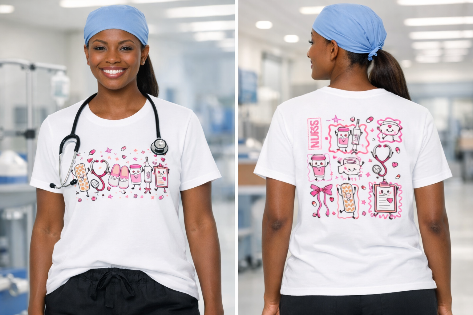 Nurse Tattoo Design Tee