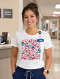 Nursing Flower Tee
