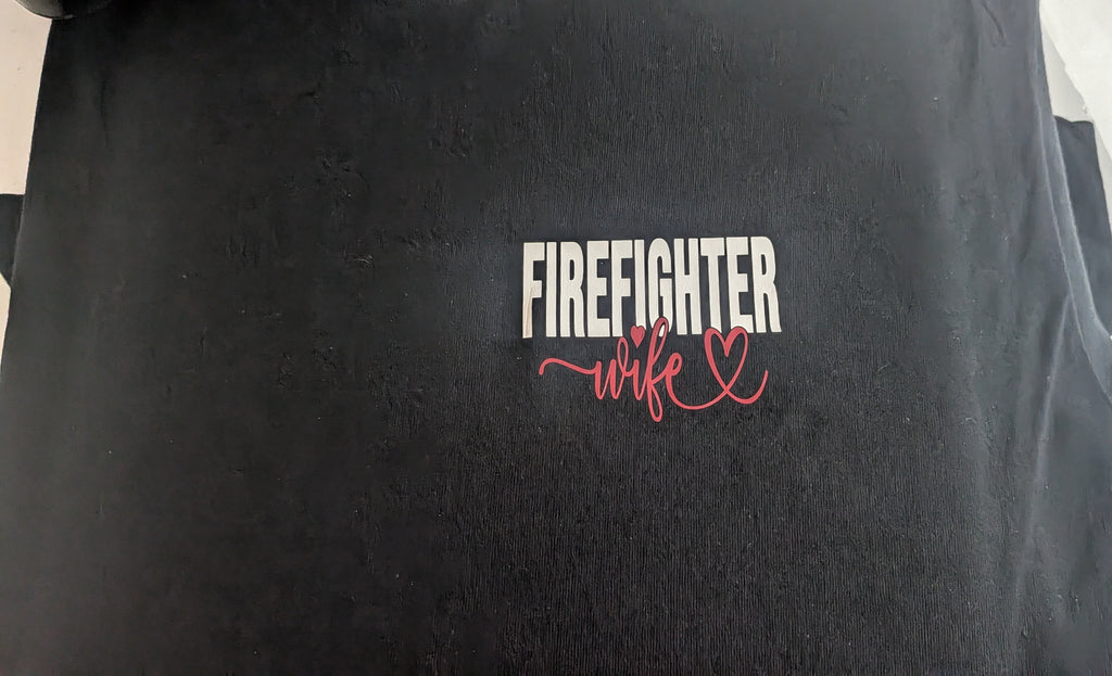 Firefighter Red Line Flag Personalized with Name