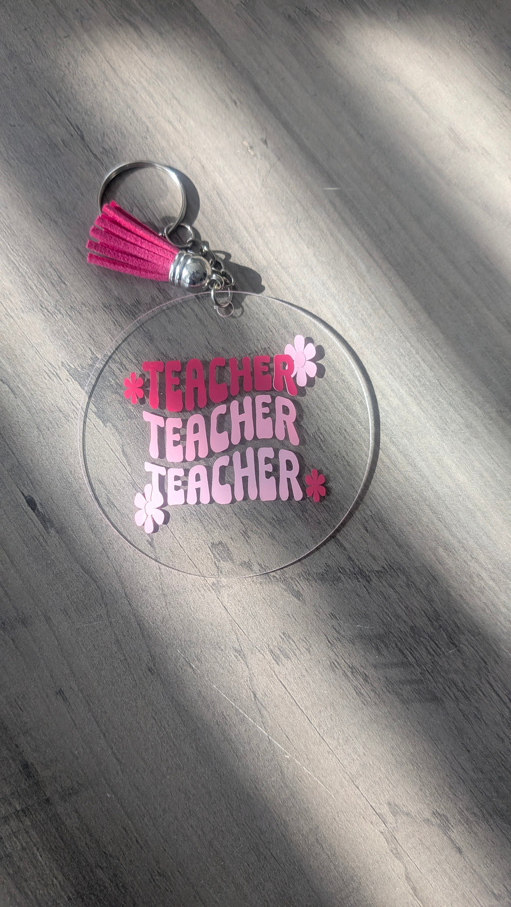 Teacher Teacher Teacher Keychain