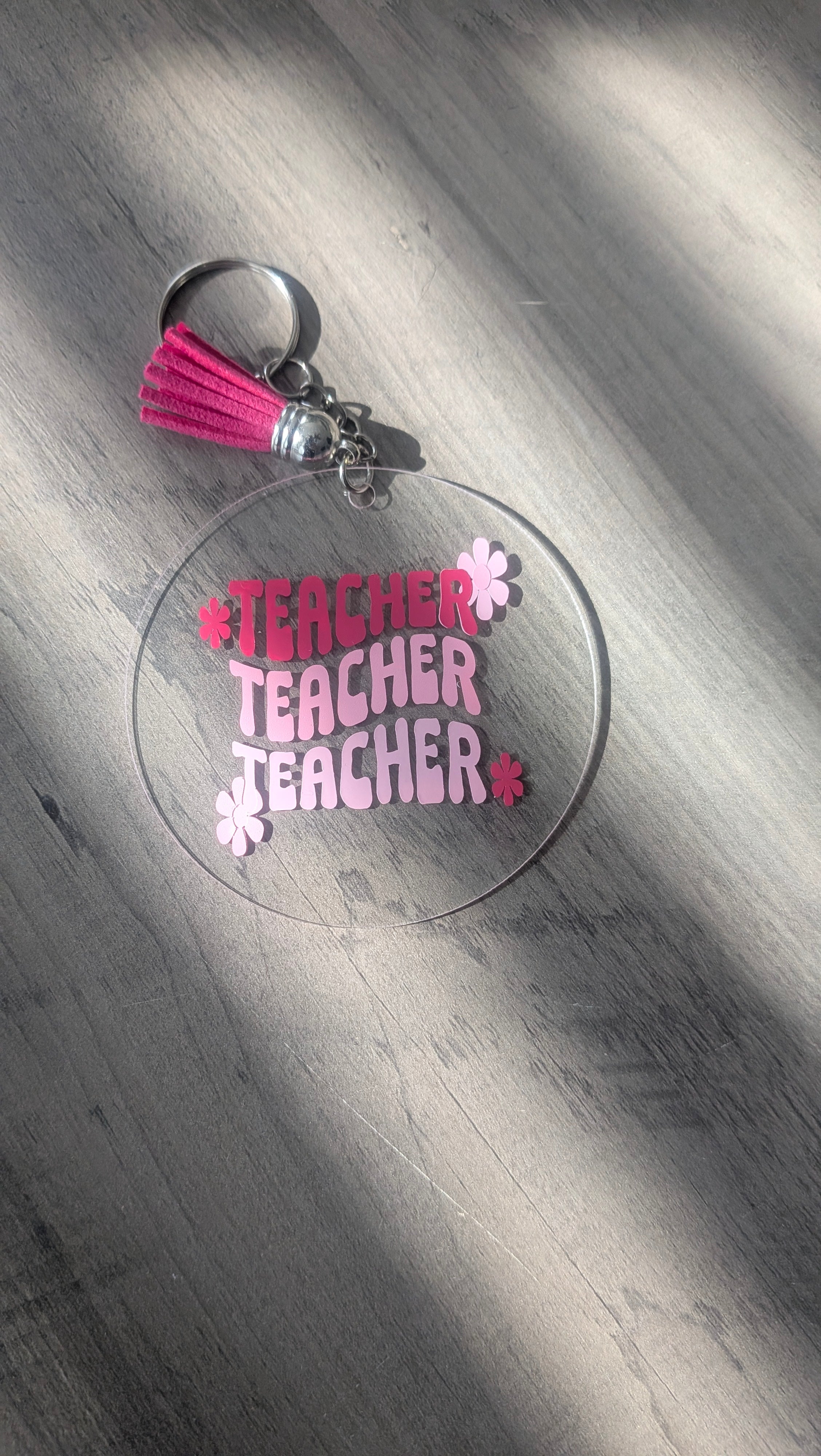 Teacher Teacher Teacher Keychain