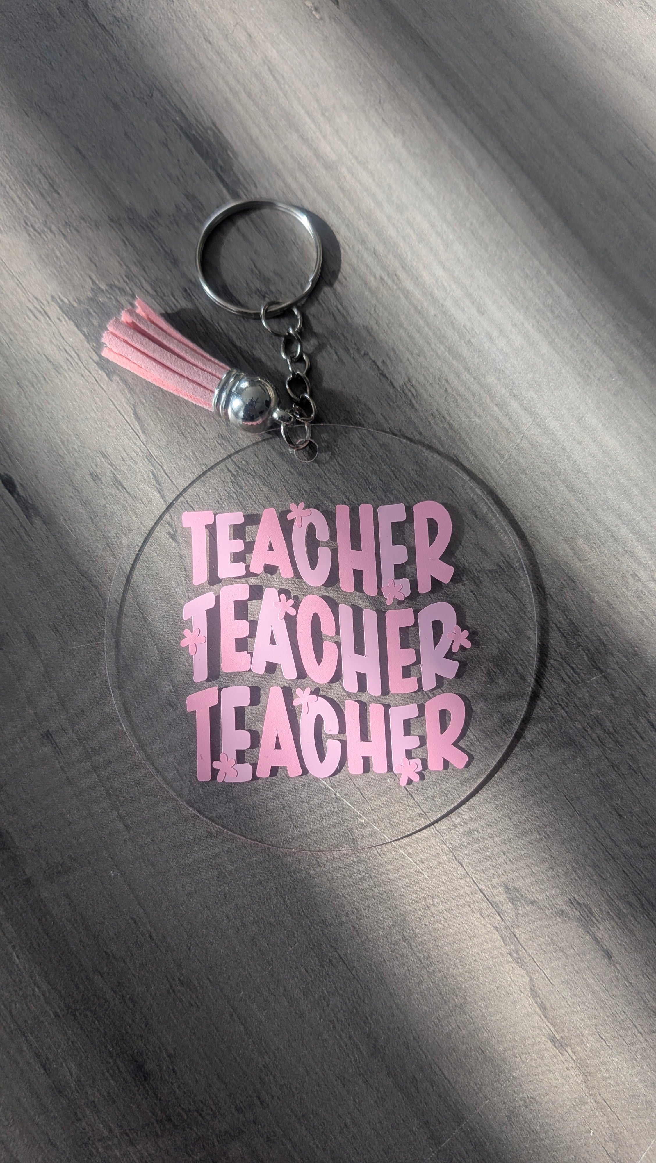 Teacher Teacher Teacher Keychain