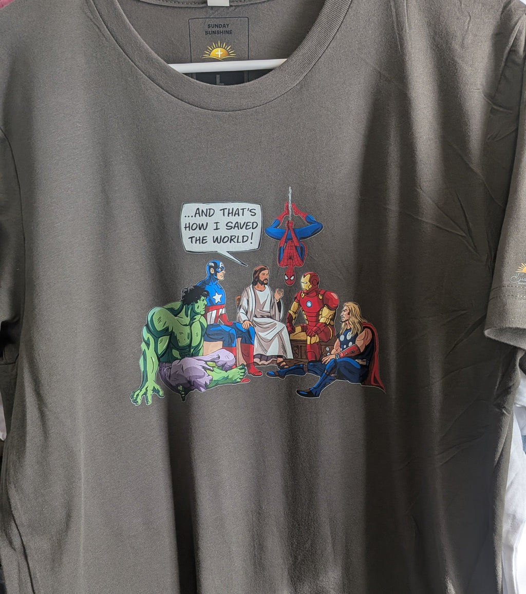 Marvel & Jesus Tee