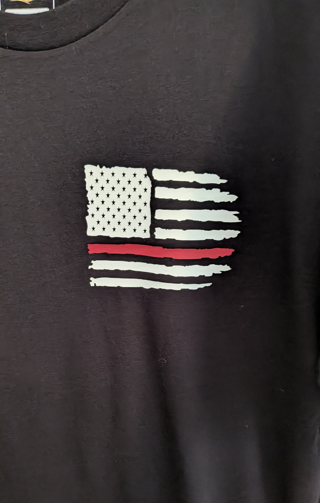 Firefighter Red Line Flag Personalized with Name