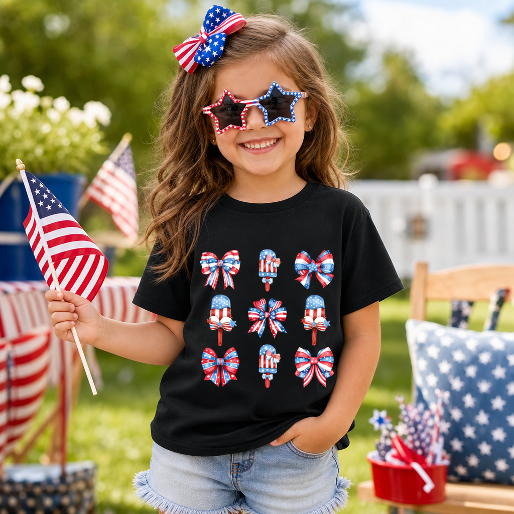 Popsicles and Bows Tee
