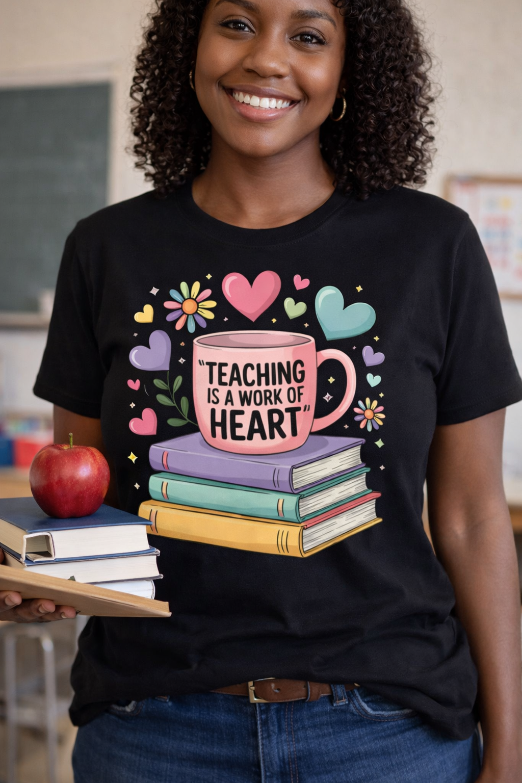 Teaching is a work of Heart Tee