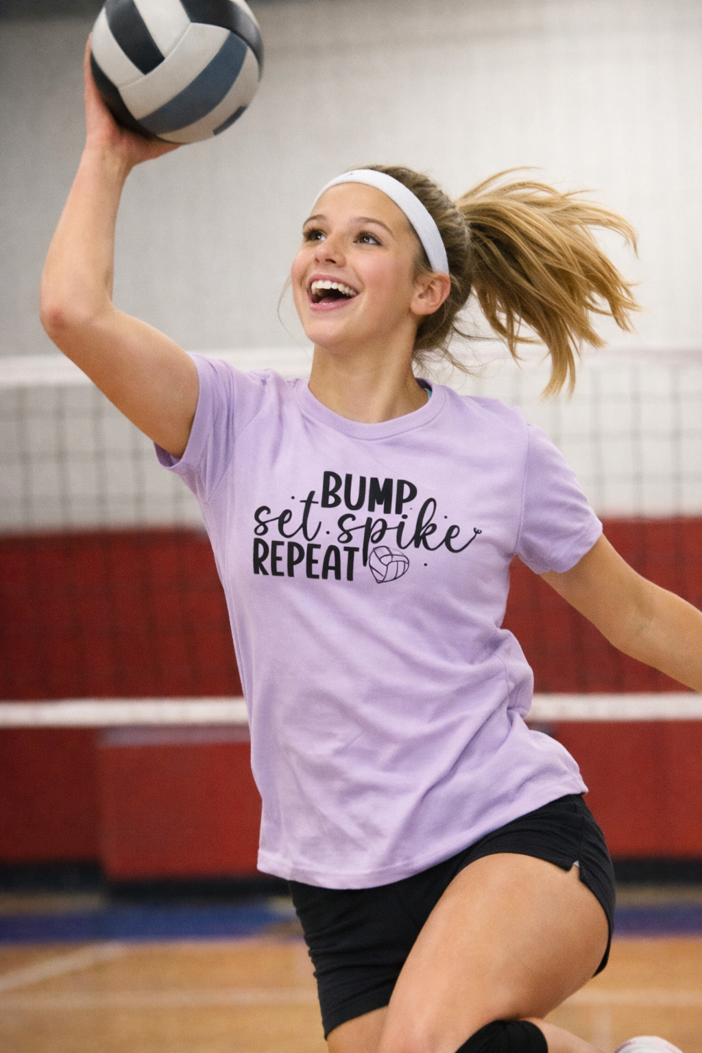 Bump Set Spike Repeat Tee