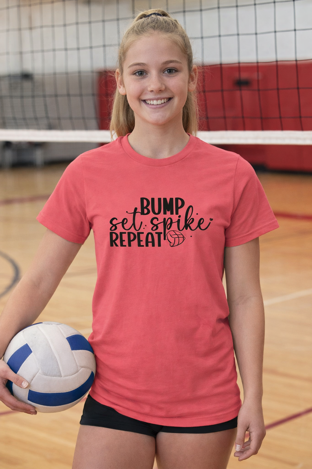 Bump Set Spike Repeat Tee