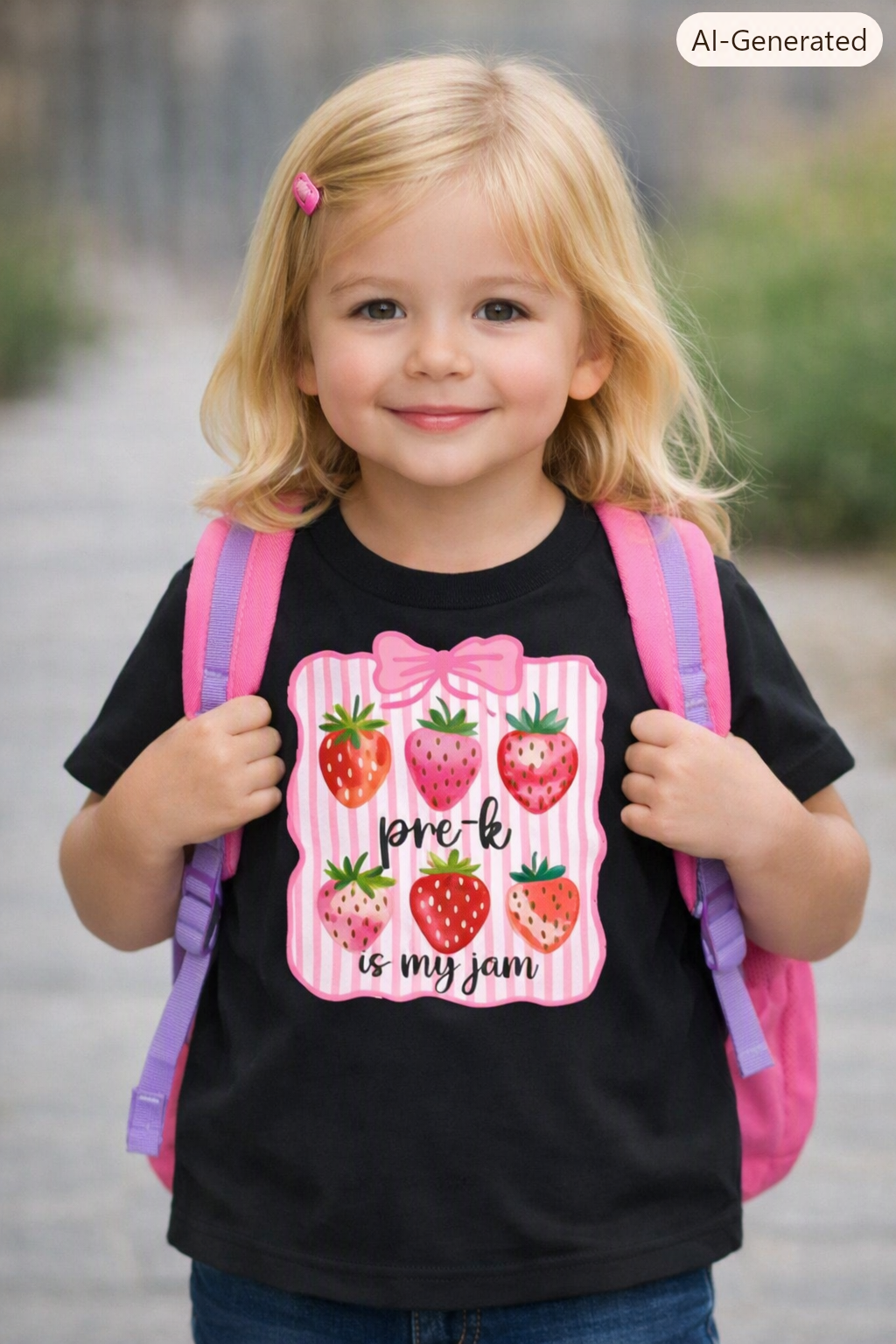 Back to school is my Jam Strawberry Tee