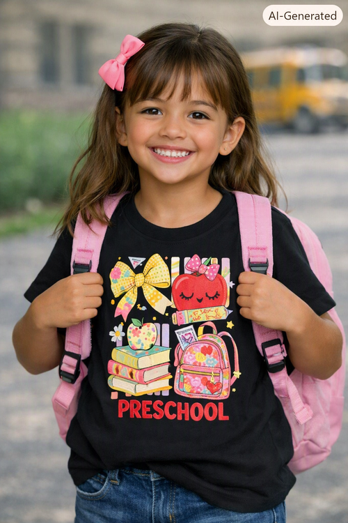 Back to School Tattoo Design Tee