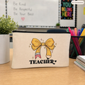 Pencil Bow Teacher Pencil Pouch