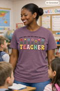 Teach Them, Love Them Flower Tee